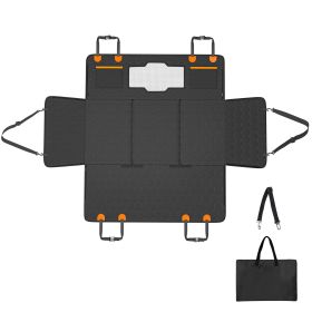 Back Seat Extender, Dog Car Seat Cover for Back Seat Bed with Mesh Window and Storage Pocket