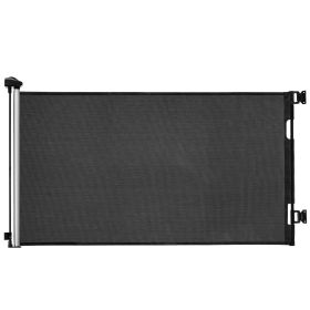 Retractable Baby Gate, Extends to 72.8 inch Wide, 31.3 inch Tall, with Security Lock, Easy to Use, Walk Through Without Tripping (Height: 33 inch, Width: 71 inch)