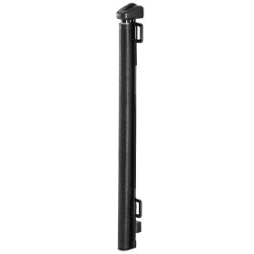 Retractable Baby Gate, Extends to 56.3 inch Wide, 31.3 inch Tall, with Security Lock, Easy to Use, Walk Through Without Tripping (Height: 33 inch, Width: 55 inch)